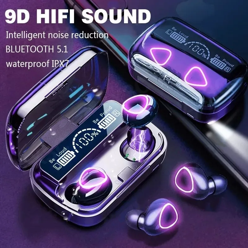 Video Games - Auricolari Bluetooth M10 Cuffie con display