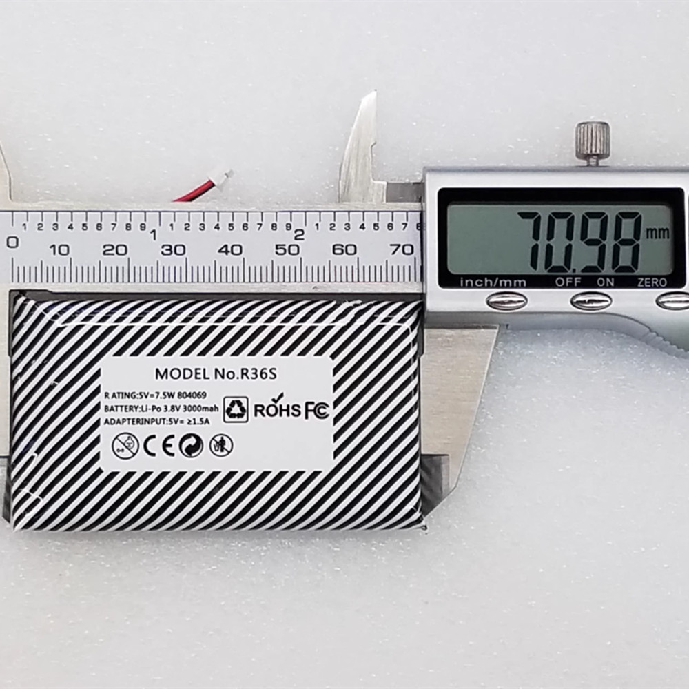 Batteria da 3.7V 3100mAh per c - Retro Handheld Game Console R36S recensione e prezzo